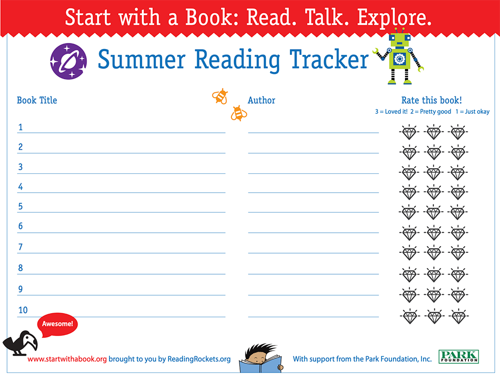 Reading Log for Kids Reading Log for Kids