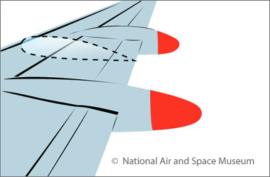 illustration of an airplane wing