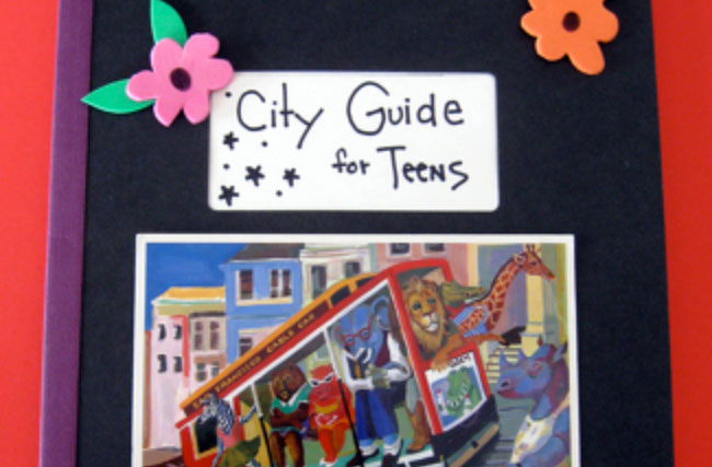 homemade city guide for teens