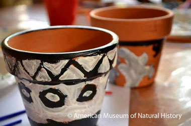 photo of painted pottery 