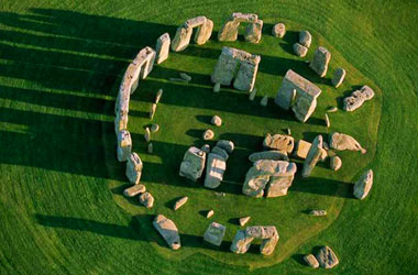 arial photo of Stonhenge