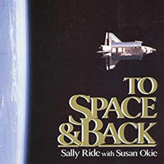 photographic cover of To Space and Back showing a space shuttle and the edge of Earth