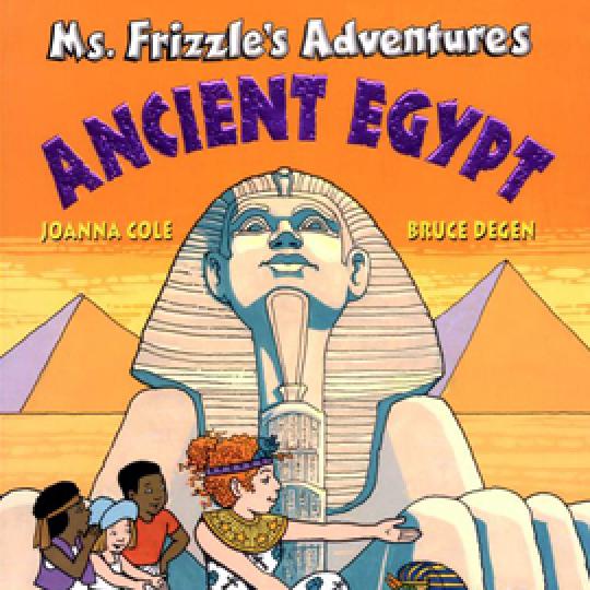 cover of "Ms. Frizzle's Adventures: Ancient Egypt" showing a sphinx