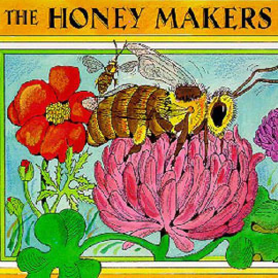 illustrated cover of the Honey Maker showing a bee and flowers