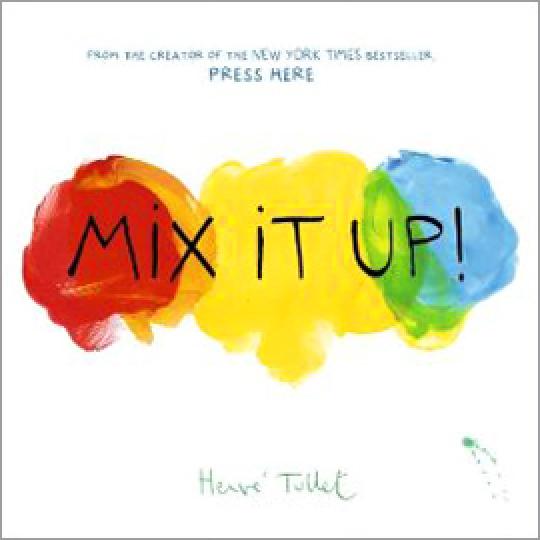 cover of "Mix It Up" showing overlapping circles of red, yellow, and blue