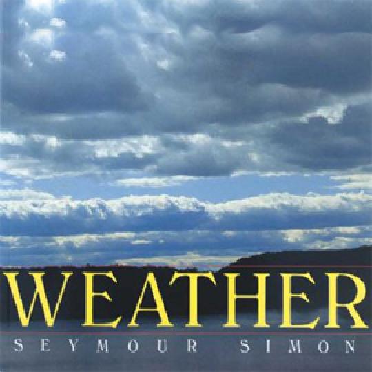 cover of "Weather" showing a cloudy blue sky