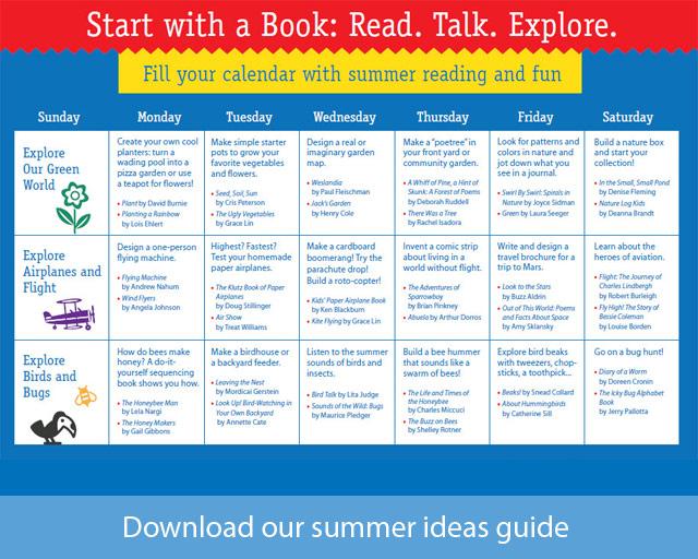 reading activities calendar.