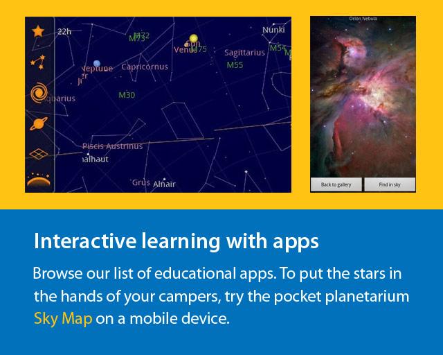 Interactive learning with apps